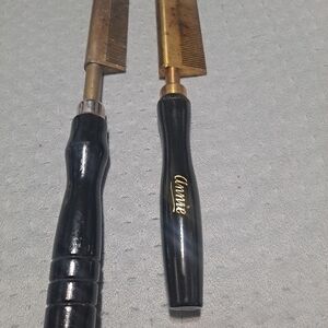 Annie Black and Gold Hair Combs